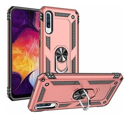 Galaxy A50 Case,susaa 360 Degree Rotating Ring Holder Brrxw