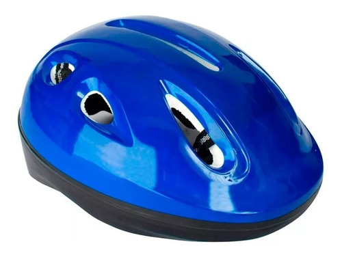 Casco De Protección Para Niños Skate Roller Bicicleta Azul