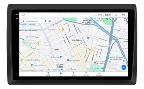 Central Multimidia Fiat Stilo 9p Carplay 4gb 64gb Android 14