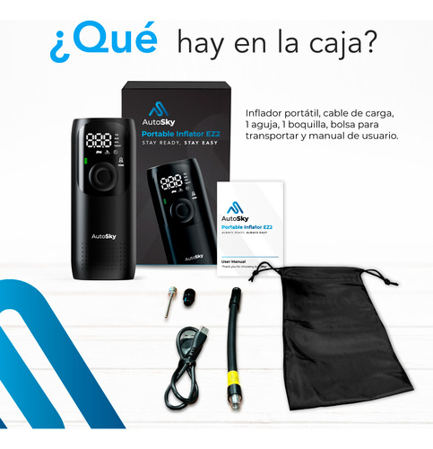 Compresor De Aire Electrico Autosky Para Todo Tipo De Llanta