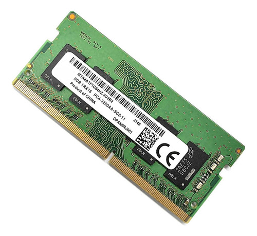 Memoria Ram Ddr4 De 8 Gb A 3200 Mhz, Pc4-25600, 1,2 V, Sodim
