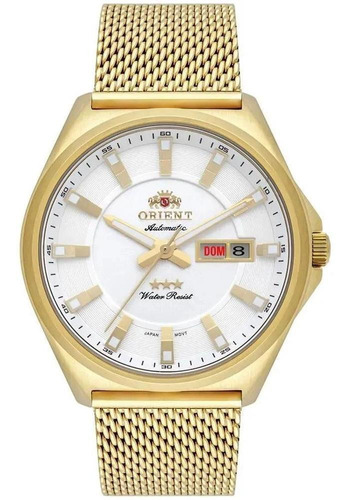 Relógio Orient Automático Masculino F49gg009 S1kx Dourado