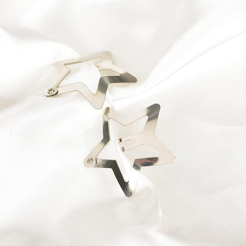 Pinzas Para El Cabello Con Broche De Estrella 100 Clips De E