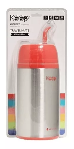 Termo Mate Para Viaje 400 ml Colores Autocebable - Keep