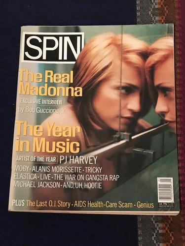 Revista Spin. Eeuu. Tapa Madonna. Año 1996. De Colección.