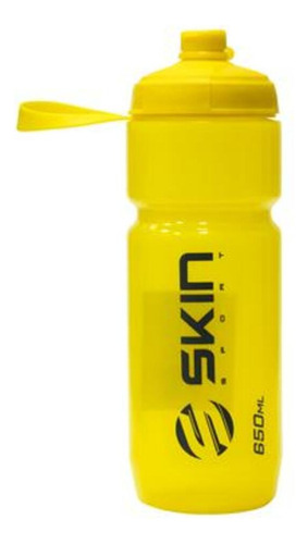 Garrafa Para Bike Isotérmica Skin Pro Automática 650ml Cores Cor Amarelo