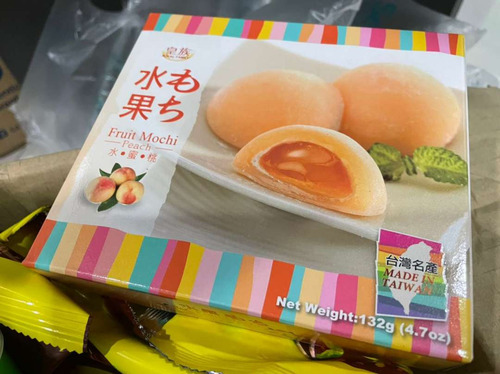 Imagen 4 de 4 de Mochi Fruit Durazno Peach 132g Dulce Japones Asiatico