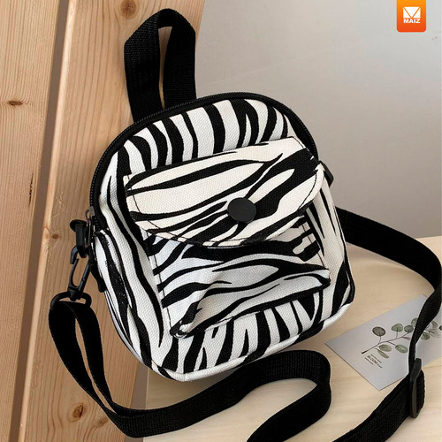 Bolsa Hombro Cruzada Bandolera Crossbody Casual Mujer Zebra