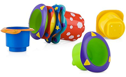 Nuby Baño Tiempo Divertido Splish Splash Tazas