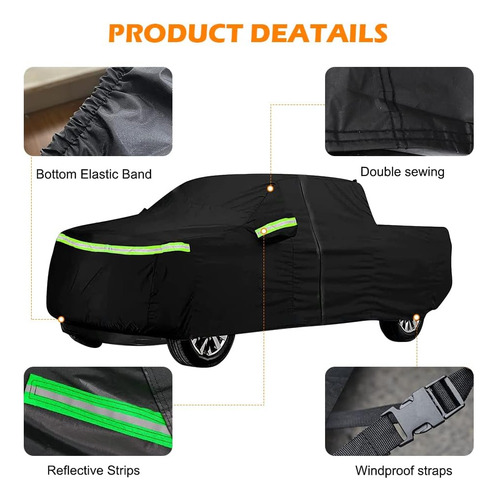 Cubierta De Camioneta Impermeable Para Todo Tipo De Clima, C