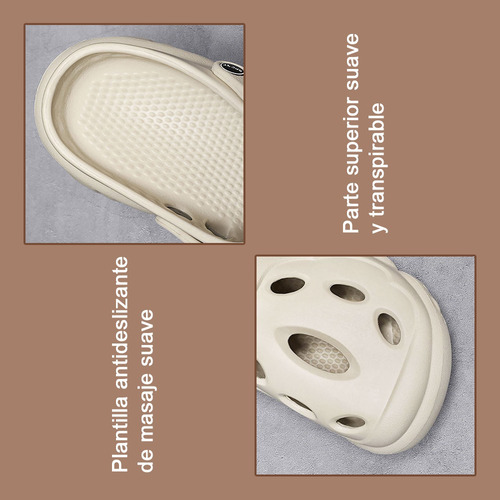 Sandalias Eva Zapatillas Para Hombre Clog De Playa Huecas