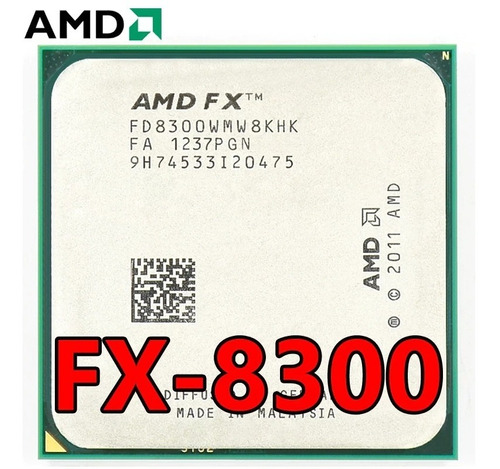 Imagem 1 de 4 de Processador Amd  Fx 8300 Octa Core Black Edition 100%