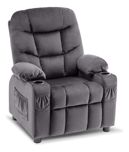 Mcombo Big Kids Silla Reclinable Con Portavasos Para Habitac