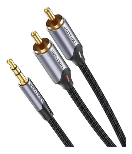 Cable Audio Auxiliar 3.5mm A 2rca Vention Macho A Macho 1m