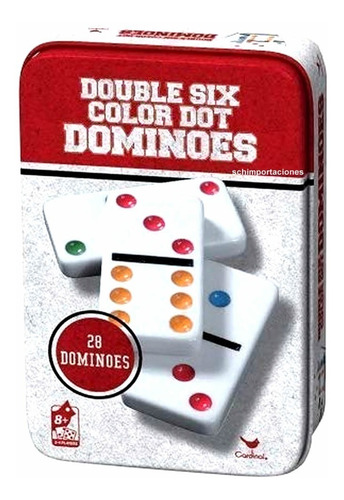Imagen 3 de 8 de Domino Profesional - Original - Caja De Metal - Color