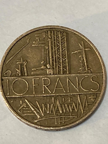 Moneda Francia 10 Francs 1976(x278