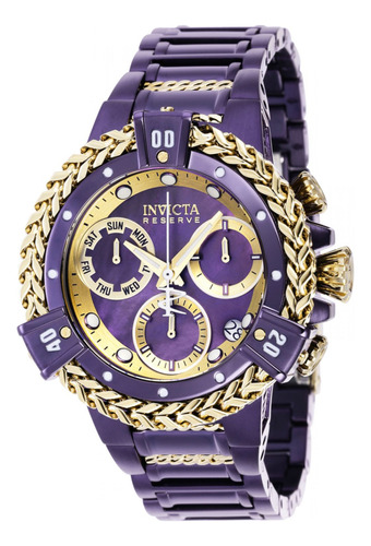 Reloj Invicta 39031 Púrpura, Oro Dama
