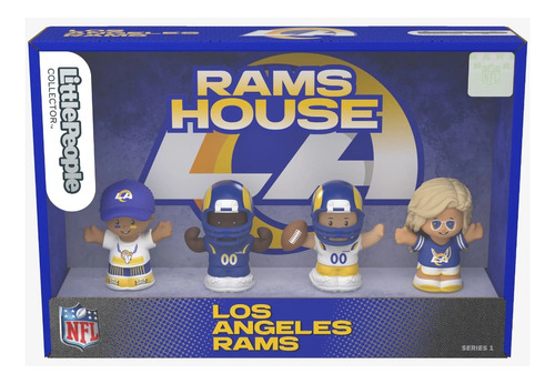 Little People Collector Nfl Set 4 Figuras Los Angeles Rams