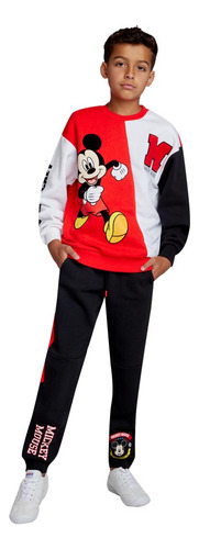 Conjunto Casual 2 Piezas Mickey Mouse Cmic Multicolor Niño