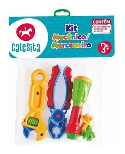 Set Mecanico Kit Herramientas De Juguete P/ Niños Calesita 