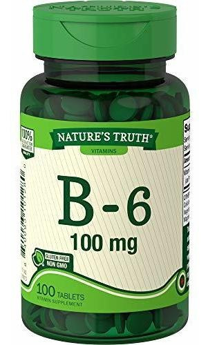 La Verdad De La Naturaleza Vitamina A B-6 100mg Tabletas, 1