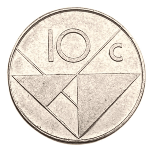 Moeda Da Aruba: 10 Centavos
