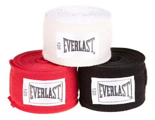 Bandagem Everlast 3,05 Mt Kit Com 3 Pares 100% Original