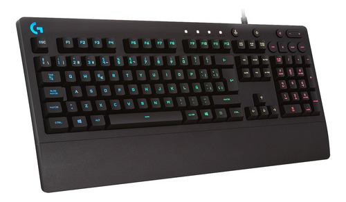 Teclado Logitech G213 Rgb Gaming Qwerty Negro