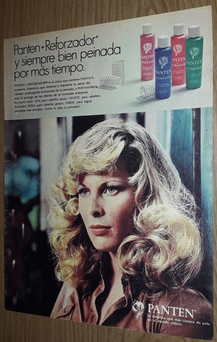 P48 Clipping Publicidad Shampoo Reforzador Panten Año 1975 (Usado)