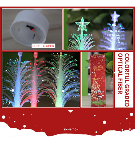 Flash Christmas Tree Led Electronic Fiber Tree Color