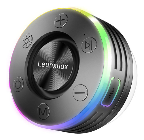 Leunxudx Altavoz De Ducha Bluetooth Ipx7 Impermeable