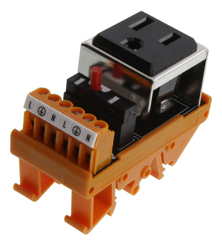 9915480001 Weidmuller Tomacorriente Riel Din 5 A 120vac