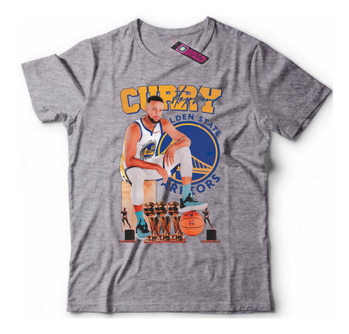 Remera Golden State Warriors Stephen Curry Nba2 Dtg Premium