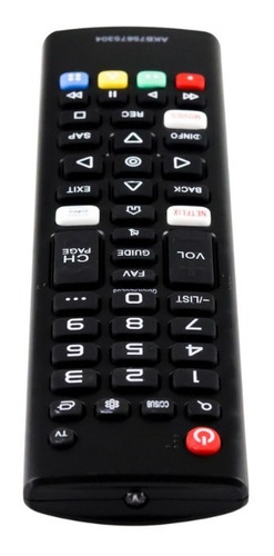 Imagen 8 de 10 de Control Compatible Con LG Akb75675304 Smart Tv Netflix Prime