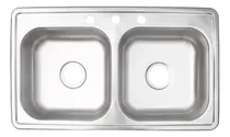 Comprar Tarja Doble Tina Acero Inoxidable Para Fregaderos De Cocinas