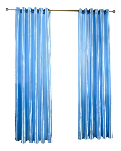 Cortina El 100x250cm Cielo Azul