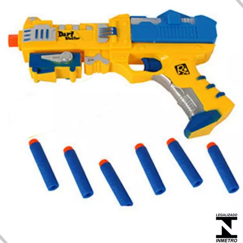 Lança Dardos Estilo Nerf Arminha De Brinquedo Divertida