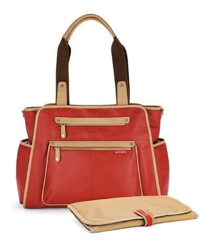 Bolso Maternal Skip Hop Grand Central Color Rojo