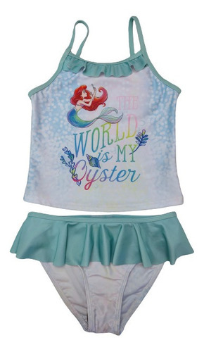 Traje De Baño Para Niña Sirenita Princesa Ariel