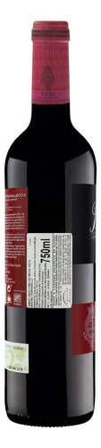 Vinho Espanhol Tinto Seco Beronia Tempranillo Rioja Garrafa 750ml