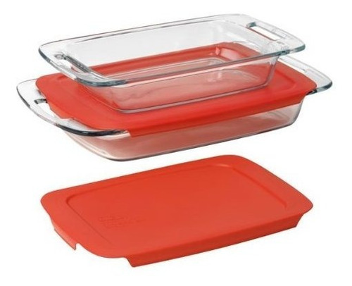 Pyrex Easy Grab, Paquete Económico De 4 Piezas, Incluye 1,