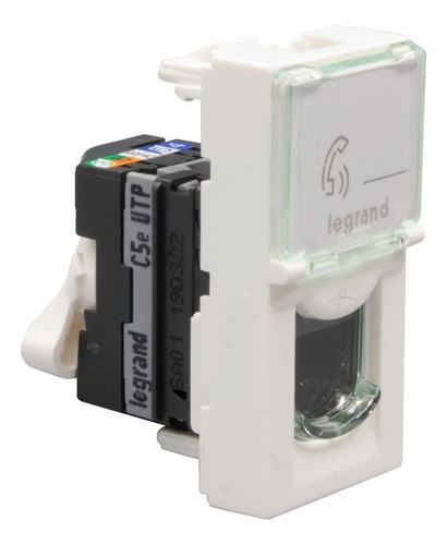 Modulo Enchufe Rj45 Cat5e Utp 1 Modulo Mosaic Legrand 076551