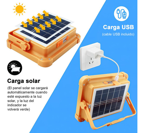 Luz Solar Conduzida Recarregável Do Trabalho 100w 8600