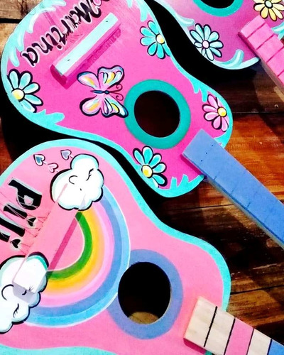 Guitarra De Juguete Nena /nene Artesanal