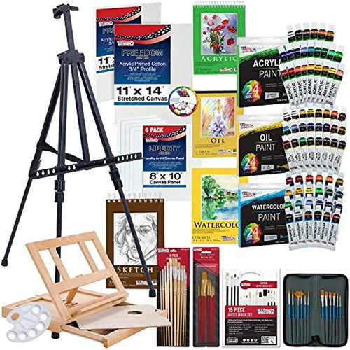 Us Art Supply 133 Piezas Deluxe Artist Painting Set Con Alum