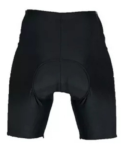 Imagem 3 de 5 de Bermuda Ciclista Masculina Cabani Acolchoada - Preto