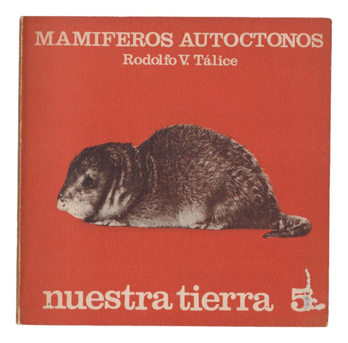 Fauna Uruguay Mamiferos Autoctonos Por Rodolfo Talice 1969