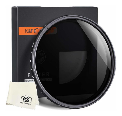 Nd Filtro Densidad Neutra Variable Slim Fader Cristal