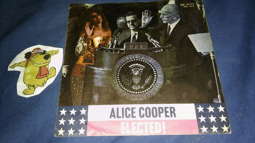 Alice Cooper -elected!/luney Tune(vinilo)single 7 ,1972 Alem