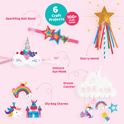Kit De Manualidades De Unicornio Para Niñas Regalos Creativo